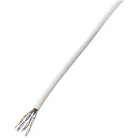 TRU Components Netzwerkkabel CAT 5e U/UTP 4 x 2 x 0.14 Mm2 Weiß 100 m