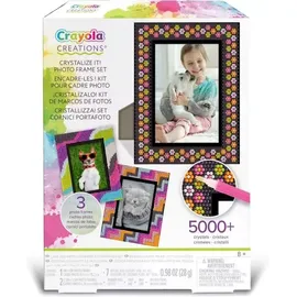 Crayola Creations Kreatives Set Fotorahmen mit Kristalldesign