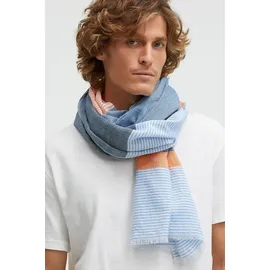 Camp David Herren, Webschal mit Streifenmuster Orange