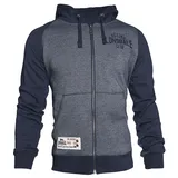 Lonsdale Rundhalspullover Slough Blau XXL