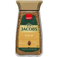 Jacobs Gold löslicher Bohnenkaffee, Instant Kaffee, 100 g im Glas, 56 Getränke