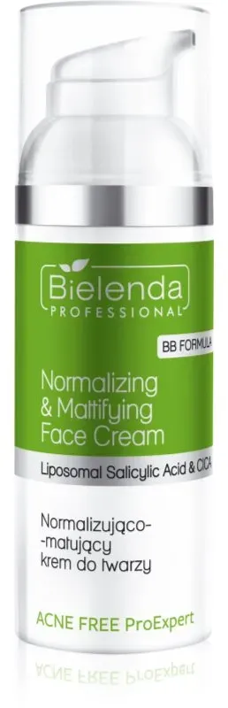 Bielenda Professional Acne Free ProExpert mattierende Creme zur Normalisierung der Haut für unreine Haut 50 ml