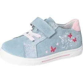 Ricosta Mädchen Halbschuhe, Klettschuhe Türkis LederGröße:31 - Gr.: 31