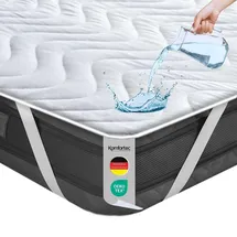 Komfortec Wasserdichter Matratzenschoner 180x200cm | Anti-Milben, Atmungsaktiv, Kein Knistern | Oeko-TEX Zertifiziert | Matratzen Inkontinenzauflage für Boxspringbetten