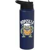 Hopzilla Bier Monster Hops IPA Brauerei Bar Oktoberfest Stainless Steel Insulated Water Bottle