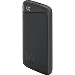 Goobay Powerbank Slimline 10.000 mAh - Leistungsstarke 10.000 mAh mit Status-Display