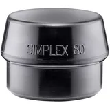 Halder SIMPLEX Schonhammer,d.80,Gummikompos.