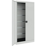 Mauser Stahlschrank 790058A0 lichtgrau 95,0 x 42,0 x 195,0 cm, aufgebaut