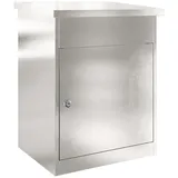 vidaXL Paketdrop-Box Schwarz inkl. Zeitungsfach