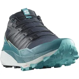 Salomon Thundercross Herren Carbon/Tahitian Tide/Peacock Blue 43,5