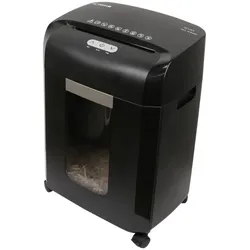 Olympia Aktenvernichter CC 415.4 - 30 Minuten lange Arbeitszeit, Sicherheitsstufe P4, Partikelschnitt, 15 Blatt, 16 Liter, Schwarz