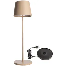 Deko-Light LED Akkuleuchte 3,5 W Aluminium 3er Set beige