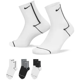 Nike Everyday Plus Lightweight Training (3 -Paar) Damen Strümpfe, multicolor - US: M