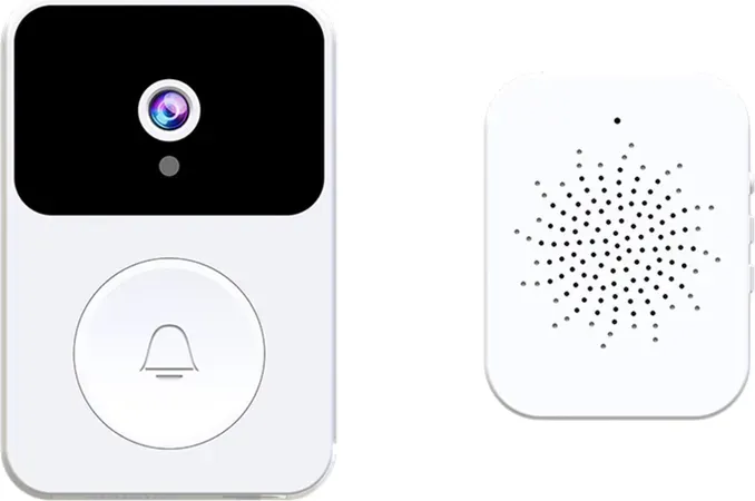 Rexsun X9 Smart Doorbell – Einfache Installation, Lange Akkulaufzeit, Echtzeit-Überwachung, Stumm- & Hallmodi, 20m Funkreichweite, Ideal für den Hausgebrauch