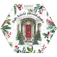 Pajoma pajoma® Adventskalender, sechseckig | 24 Teelichte in 6