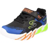 SKECHERS Flex Glow Bolt Turnschuhe Ohne Schnürsenkel Black / Blue 35