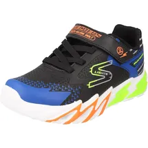 SKECHERS Flex Glow Bolt Turnschuhe Ohne Schnürsenkel Black / Blue 35
