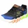 SKECHERS Flex Glow Bolt Turnschuhe Ohne Schnürsenkel Black / Blue 35