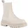 VAN HILL Damen Plateau Boots Stiefeletten Stiefel Profil-Sohle Schuhe 837887, Farbe: Beige, 38 - 38