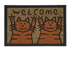 Relaxdays Kokos 60 x 40 cm Orange/Natur