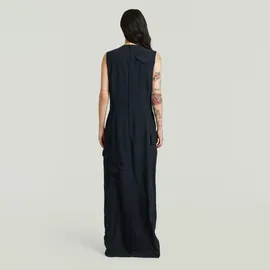 G-Star Langes Pocket-Kleid Blau M
