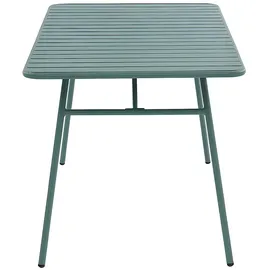 vente-unique Gartentisch 160 x 74,5 x 80 cm Mandelgrün/Grün