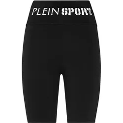 PLEIN SPORT Damen Tight, Schwarz, S