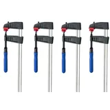 Vago-Tools 4x Schraubzwinge 300 x 120 mm Klemmzwinge Schnellspannzwinge Zwingen