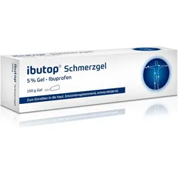 ibutop Schmerzgel 5%, bei Sport- und Alltagsverletzungen wie Prellungen, Verstauchungen oder Zerrungen 150 g Gel