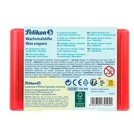 Pelikan Wachsmalstift 8 St. wasserfest dreieckig