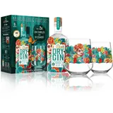 Los Muertos | MEXICAN GIN & TONIC SET| Mexican Dry Gin | 700ml | 43% Vol. | 2 Gin-Tumbler RITZENHOFF