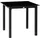 Outsunny Gartentisch 80 x 80 x 74 cm Schwarz