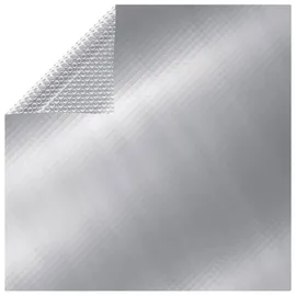 vidaXL Poolabdeckung Silber 549x274 cm