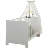 VCM ebuy24 Kinderbett Olja (70 x 140 cm, | Weiß