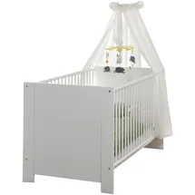 VCM ebuy24 Kinderbett Olja (70 x 140 cm, | Weiß