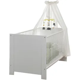 VCM ebuy24 Kinderbett Olja (70 x 140 cm, | Weiß