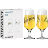 Ritzenhoff & Breker Ritzenhoff Bierglas 2er Set Brauchzeit