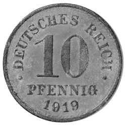 Deutsches Kaiserreich 10 Pfennig 1917 – 1922