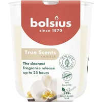 Bolsius True Scents Vanille Duftkerze 8 cm weiß