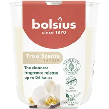 Bolsius True Scents Vanille Duftkerze 8 cm weiß