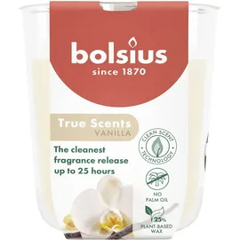 Bolsius True Scents Vanille Duftkerze 8 cm weiß