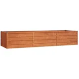 deluke ISAK Hochbeet 240 x 80 x 45 cm Braun