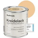 shelfmade Kreidefarbe orange - Honiggelb - Holzlack, Holzfarbe DIY für Holz, shabby chic - Farbe für Möbel, Chalk Paint für Möbel matter Look