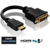 PureLink PureInstall PI060 Adapter HDMI-Stecker auf DVI-Buchse