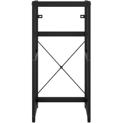 vidaXL Badezimmer Waschtischgestell Schwarz 40x38x83 cm Eisen