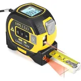 3-in-1 Digital-laser-entfernungsmesser Mit Kreuzlaserlinie, 131-fuß-digital-laser-entfernungsmesser, 16-fuß-maßband Mit [430]
