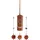 Sonic Energy Meinl Sonic Energy Cosmic Bamboo Chime Luna – Klangspiel Abend, 432 Hz – Für Meditation, Therapie, zur Dekoration – Inkl. Ersatzpendel (CBCLUNA)