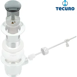 tecuro Excenterstopfen Ø 40 mm für 1 1/4 Zoll Ablaufventil | rot (RAL 3003) Ø Rot