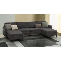 VASAGLE COMBIE Kollektion - 6 Teile Modulares Sofa