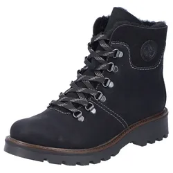 Winterstiefelette, Schnürboots, Outdoorstiefelette, Bergsteiger-Look, mit Warmfutter, Gr. 42, schwarz, , 58291935-42